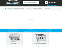 Tablet Screenshot of grillandpatio.com